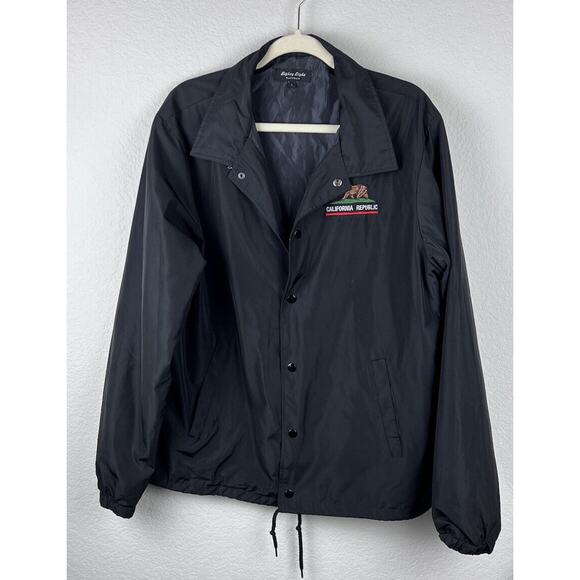 Eighty Eight Platinum Mens Jacket Size Large California Republic Windbreaker - Picture 1 of 8
